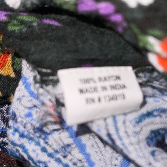 Beautiful Boho Patchwork Paisley Print Tassel Shift Mini/Top - Picture 14 of 16